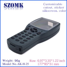 China Handheld abs gabinete de plástico sensor de temperatura gabinete detector caixa habitação para dispositivo eletrônico AK-H-25 177 * 85 * 31mm fabricante