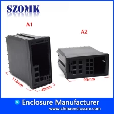 China High quality ABS plastic din rail enclosure wall mount box for electronic devices AK-DR-52 112*95*48mm manufacturer