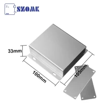 China High quality IP54 wall mounted aluminum junction box for PCB AK-C-A20 33*105*100mm manufacturer