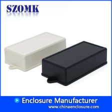 porcelana Venta caliente caja de caja de plástico ABS caja de conexiones de placa PCB caja montada en la pared para proyecto electrónico AK-W-08 155 * 80 * 45 mm fabricante