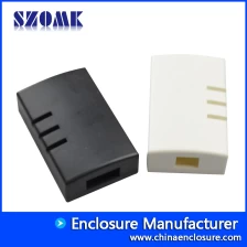 중국 LED 인클로저 전자 제품 szomk 프로젝트 상자 검정 / 흰색 pcb AK-N-28 79x45x24mm 제조업체