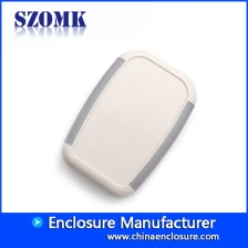 China Light grey color abs plastic handheld enclosure manufacturer/AK-H-11 manufacturer