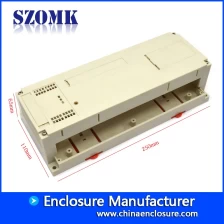 China Kostengünstige Kunststoff-DIN-Schienen-Projektbox für elektronische Gehäuse AK-P-22 250 * 110 * 65mm Hersteller