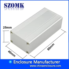 China Nova caixa de extrusão de pequena caixa de distribuição de alumínio fabricante