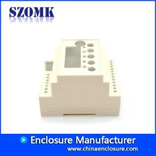 China wall mounting din rail plastic electronic project enclosure , AK-DR-31, 93*72*59mm manufacturer