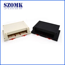 China Hot selling plastic industrial din rail box for electronic project with 145*90*40 AK-P-08 manufacturer