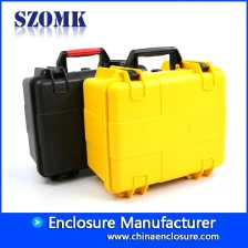 China Portable handheld plastic tool box Multi-function instrument storage Case cabinet for Woodworking Electrician repair AK-18-02 280*246*156mm manufacturer