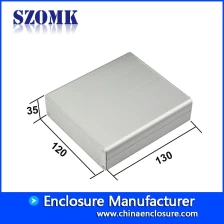 中国 SZOMK 35x120x120良質の金属純アルミニウム電気ボックスAK-C-C44 メーカー