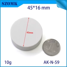 中国 SZOMK 45 X 56 mm圆形接头DIN导轨pcb定制塑料外壳 制造商