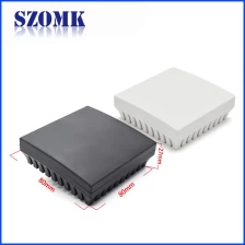 중국 SZOMK 80 X 80 X 27 mm 사각형 접합 pcb 사용자 지정 플라스틱 인클로저 공장 제조업체