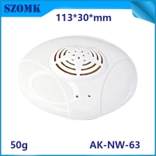 China SZOMK ABS plastic wifi router enclosure box plastic network enclosure like TAKACHI outdoor network switch enclosure case AK-NW-63/113*30mm manufacturer