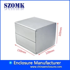 China SZOMK Caixa de junção elétrica de alumínio do projeto 103x120x130 AK-C-C38 fabricante