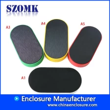 China SZOMK Combinatie desktop abs eindversterker plastic meterkast voor elektronisch testinstrument AK-S-124 200 * 100 * 32mm fabrikant