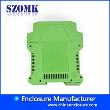 China SZOMK Din rail modular electronics instrument plastic enclosures for pcb supplier AK-DR-51 114*100*35mm manufacturer