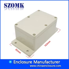 China SZOMK IP65 waterproof electrical junction box outdoor electrical junction box AK-B-9 162*82*65mm manufacturer