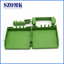 China SZOMK Plastic Din Rail Box Enclosure Electronics Control Box Digital Plastic Box For Electronic Project Box/80*85*25mm/AK-04-08 manufacturer