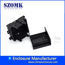 China SZOMK Plastic Electronics Din Rail PLC Enclosure Junction box 80*70*61mm fabrikant