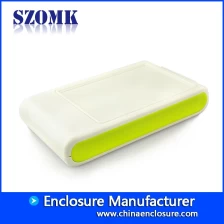 China SZOMK abs caixa de plástico de mão para produtos elétricos / AK-H-37a / 141 * 76 * 36 milímetros fabricante