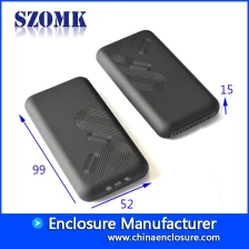porcelana Caja de plástico SZOMK negro pequeña caja de plástico para equipos electrónicos / AK-H-61 fabricante