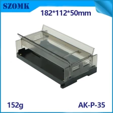 China SZOMK din-rail termail cases plastic electronic enclosure AK-P-35 manufacturer