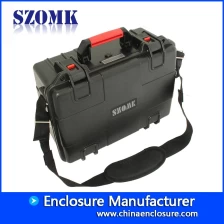 China SZOMK handheld plastic tool box Multi-function portable instrument storage Case for Woodworking Electrician repair AK-18-06 415*335*180mm manufacturer