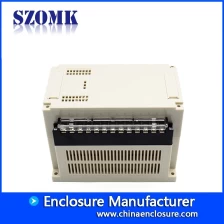 中国 SZOMK new plc din rail plastic enclosure small plastic control box with terminal block 制造商