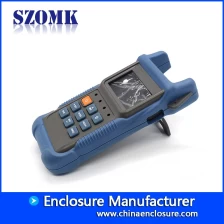 China SZOMK productbesturing behuizing instrument kunststof handheld koffer met accubak / AK-H-35 fabrikant