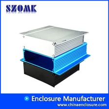 Китай SZOMK настенный монтаж алюминиевый корпус электронной печатной платы распределительная коробка для блока питания AK-C-A4 28 * 95 * 104 мм производителя