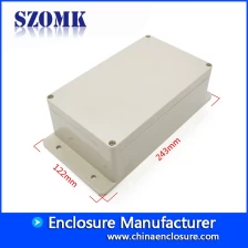 porcelana Caja de plástico SZOMK resistente a la intemperie para aparatos eléctricos AK-B-11 243 * 122 * 74 mm fabricante