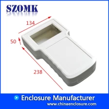 porcelana Shenzhen high quality 238X134X60mm abs plastic hand held junction box supply/AK-H-19 fabricante
