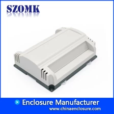 porcelana Caja de interruptor de material ignífugo Szomk caja de riel din para pcb AK80008 173.8 * 138.5 * 57 mm fabricante