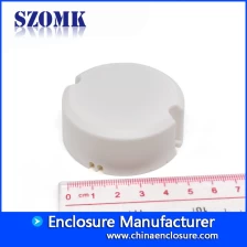 China Weißes kleines rundes LED-Netzteilgehäuse aus Kunststoff für Leiterplatte AK-38 54 * 23mm Hersteller