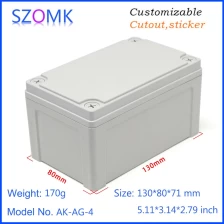 China Wholesale abs plastic IP66 waterproof box electrical enclosure for AK-AG-04 130*80*71mm manufacturer