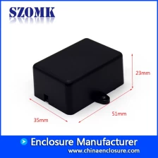 China abs control plastic enclosures for electronics 52*36*23mm abs swith housing for pcb board abs plastic enclosure manufacturer