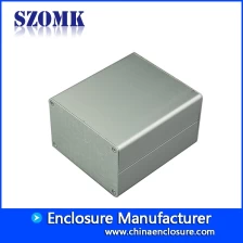 China aluminum electrical project cabinet enclosures with 59(H)*90(W)*free(L)mm from szomk manufacturer