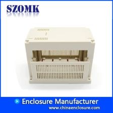 China SZOMK einzigartiges Design Kunststoff DIN-Schiene Industriegehäuse Fall Stecker für elektronische AK-P-16 155 * 110 * 110mm Hersteller
