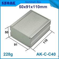中国 custom industries extruded aluminum enclosures for electronics AK-C-C40 50*91*110mm メーカー