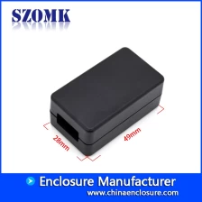 Китай customized black abs plastic USB socket female port junction box size 49*29*20mm производителя