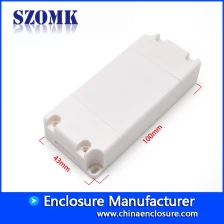 China customized plastic electronic junction box for power supplier size 100*43*21mm fabricante