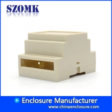 China China electrical 87X72X59mm abs plastic PLC din rail junction case  supply/AK-DR-03c manufacturer