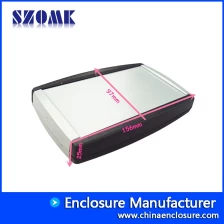 China Hot selling handheld electronic instrument junction plastics box with battery holder AK-H-44 manufacturer
