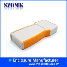 China Hot selling handheld electronic instrument junction plastics box with battery holder AK-H-42a 210* 100* 32 mm manufacturer