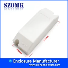 China hot sale plastic box for electronic LED power supplier size 115*43*29mm fabricante