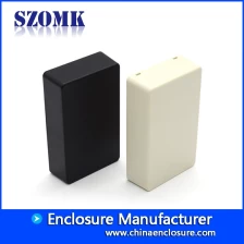 China hot selling abs material electronics black plastic enclosure plastic instrument project box, plastic housing manufacturer