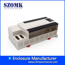 China industrial plastic din rail enclosure for electronic device from sozmk fabricante