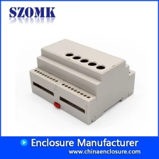 China industrial plastic din rail relay enclosure for electronic pcb plastic enclosure with 106*50*98mm manufacturer