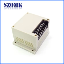 China industrial relay din rail plastic enclosure with terminal block with 115*90*72mm AK-P-05a manufacturer