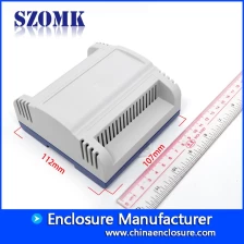 China SZOMK hot sale abs plastic din rail terminal box supply AK-DR-58 107 X 112 X 56 mm manufacturer