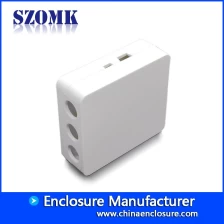 China plastic abs box electronics pcb outlets enclosure   szomk electric distribution box junction housing manufacturer