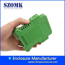 중국 플라스틱 DIN 레일 전자 인클로저 플라스틱 릴레이 인클로저 110*100*17mm AK-DR-29 제조업체